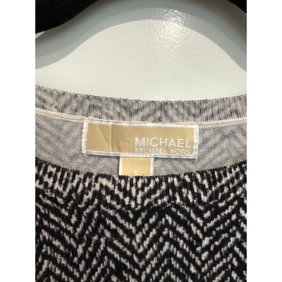 MSRP $180 MICHAEL Michael Kors Herringbone Knit Sweater Dress Size S QUICK SHIP - Picture 7 of 8